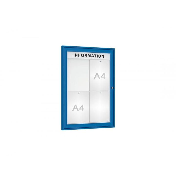 4 A4 - bleu RAL 5010