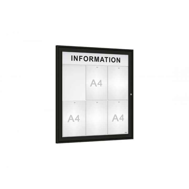 6 A4 - noir RAL 9005