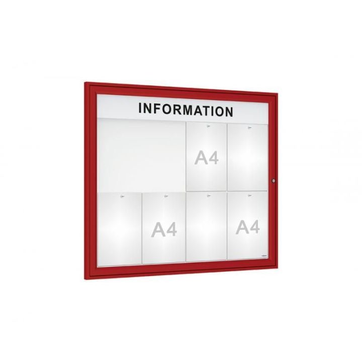 8 A4 - rouge RAL 3004