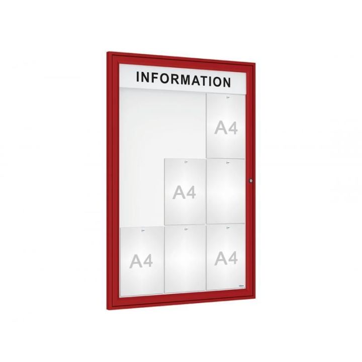 9 A4 - rouge RAL 3004