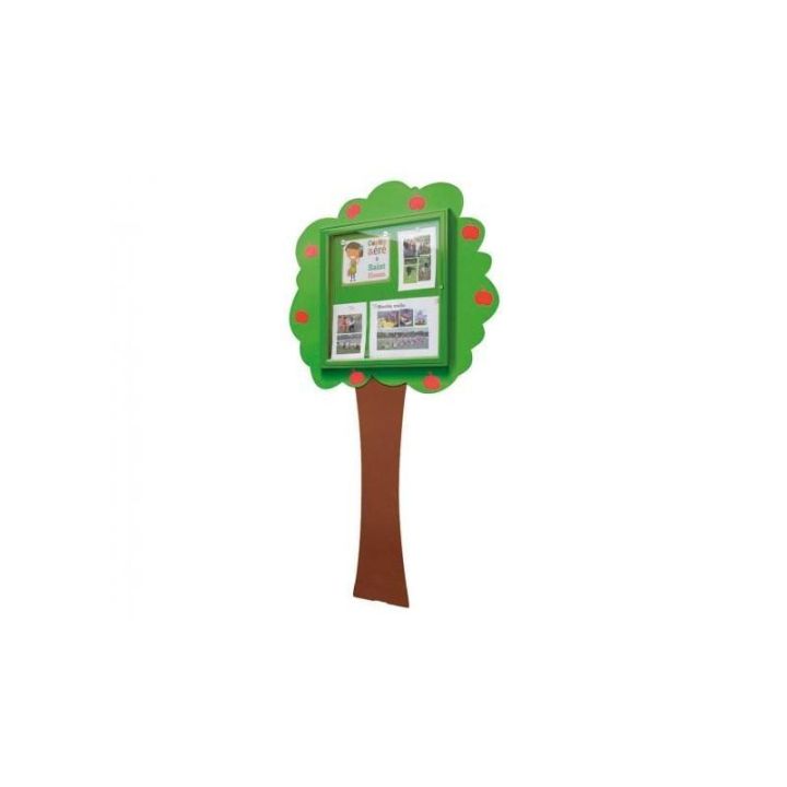 Vitrine Arbre fixation murale