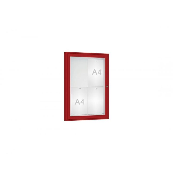 4 A4 - rouge RAL 3004