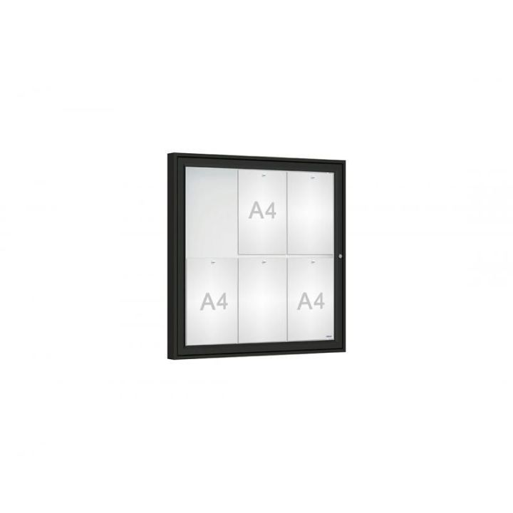 6 A4 - noir RAL 9005