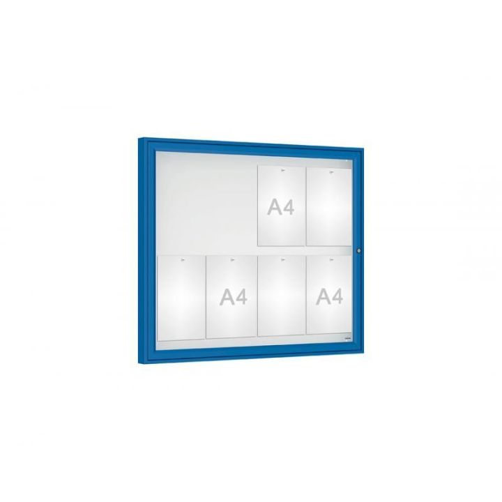 8 A4 - bleu RAL 5010