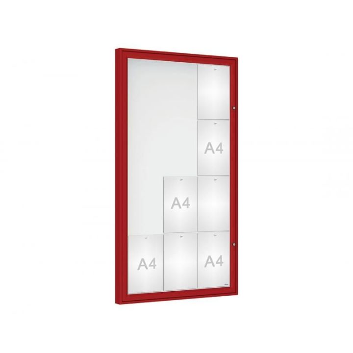 12 A4 - rouge RAL 3004