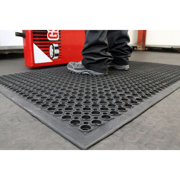 Caillebotis antifatigue et antidérapant - Caillebotis industriel RAMPMAT INDUSTRIAL