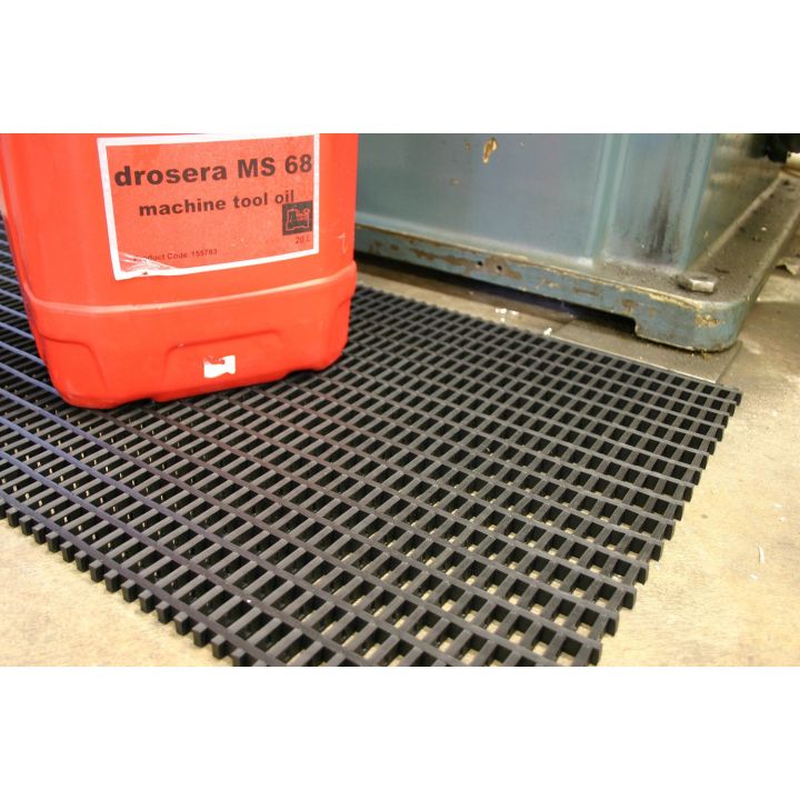 Caillebotis antidérapants en PVC - Maille 22x10mm - Caillebotis industriels COBAMAT HEAVY