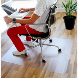 Tapis protège sol en polycarbonate transparent - Tapis de protection pour parquet et sol lisse