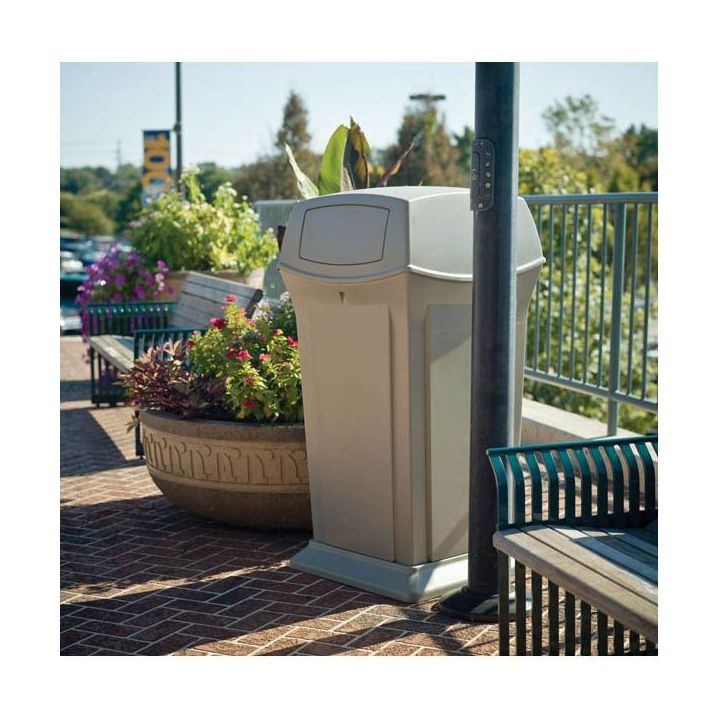 Conteneur Ranger Rubbermaid à 2 clapets