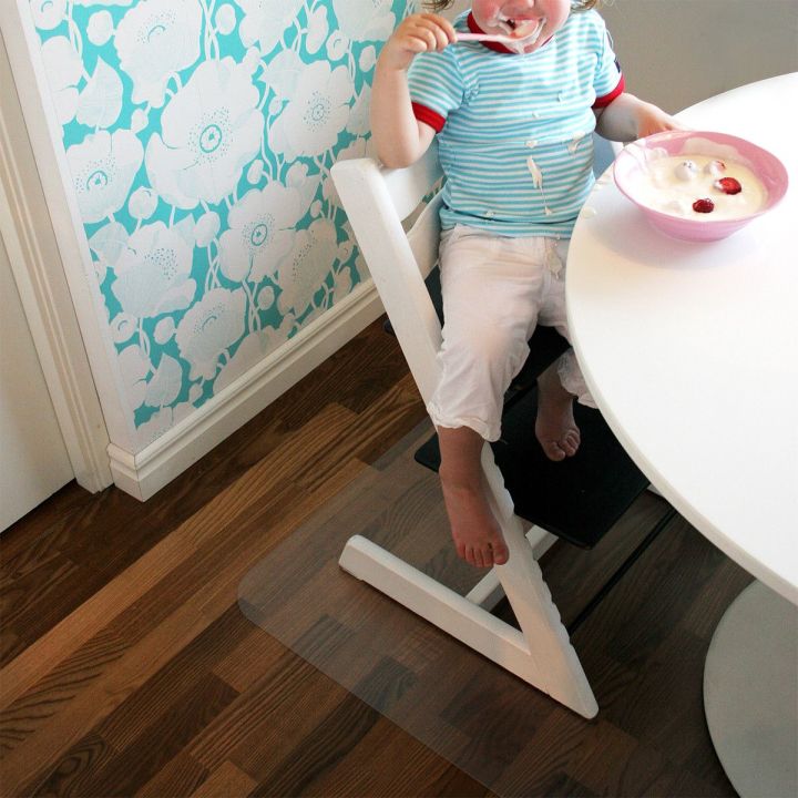 Tapis protège sol en polycarbonate transparent - Tapis de protection pour parquet et sol lisse