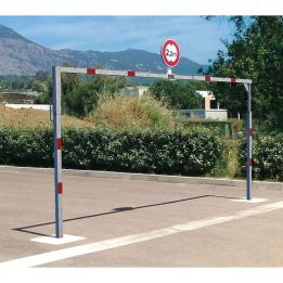 Portique de parking pivotant | portique en acier galvanisé