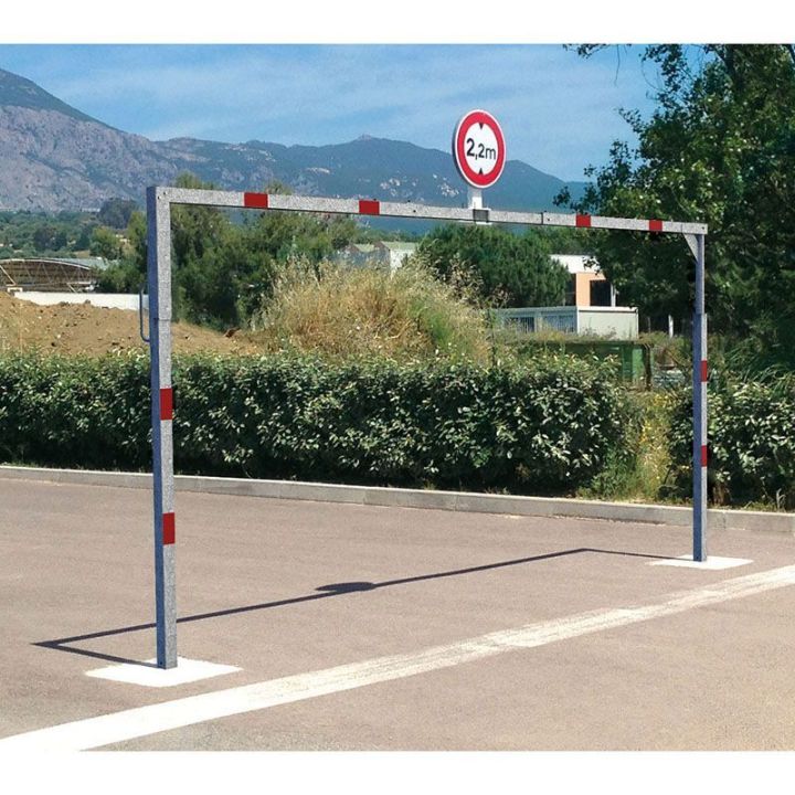 Portique de parking pivotant | portique en acier galvanisé