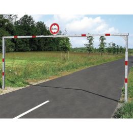 Portique de parking pivotant | portique en acier galvanisé