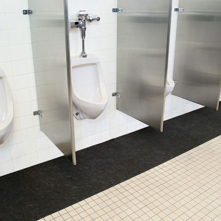 Rouleau de tapis adhésif pour toilettes - Double épaisseur