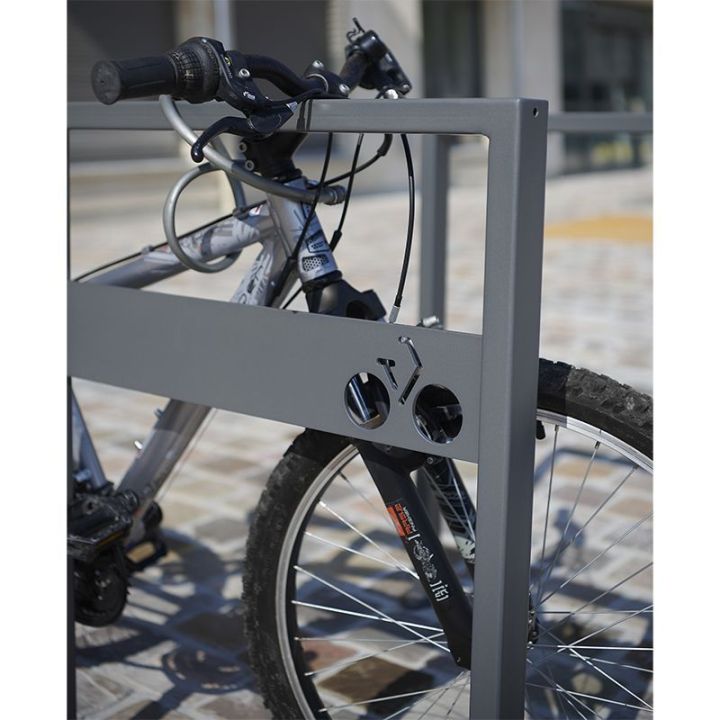Arceau vélos MILAN avec signalétique