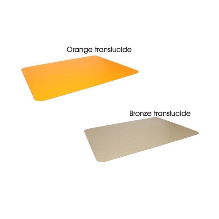 Tapis protège sol coloré en polycarbonate - tapis de protection des sols