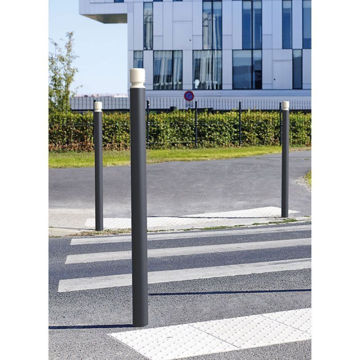 Poteau urbain - Potelet de ville haute visibilité Ø 76 mm