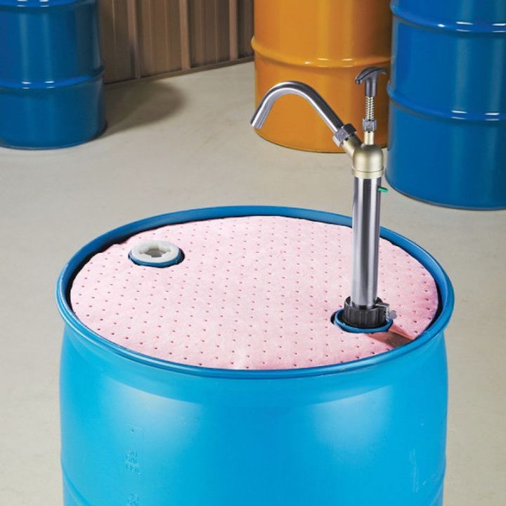Dessus de fût absorbant pour produits chimiques