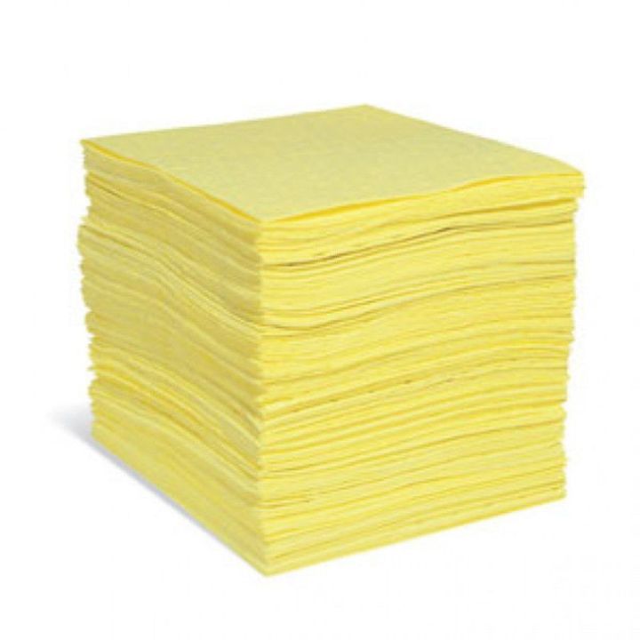 Feuilles absorbantes pour produits chimiques