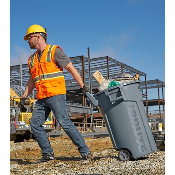Conteneur BRUT 126L sur roues RUBBERMAID