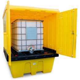 Abri de rétention pour 1 IBC