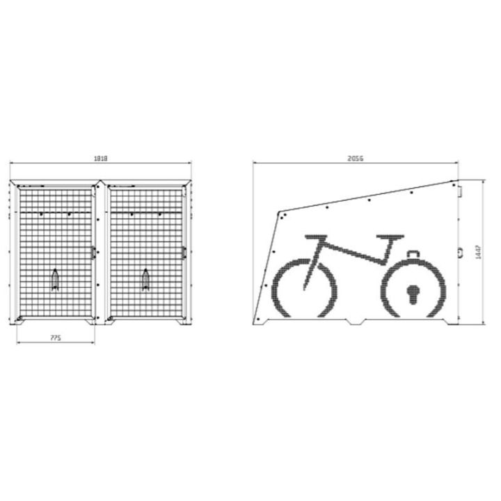 Box a vélo sécurisé BERLIN