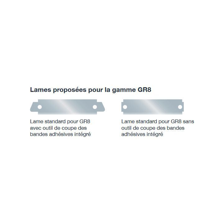 Couteaux de sécurité Lot de 10 lames de rechange pour GR8