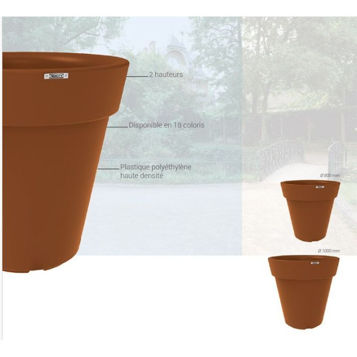 Vase Héritage en PEHD