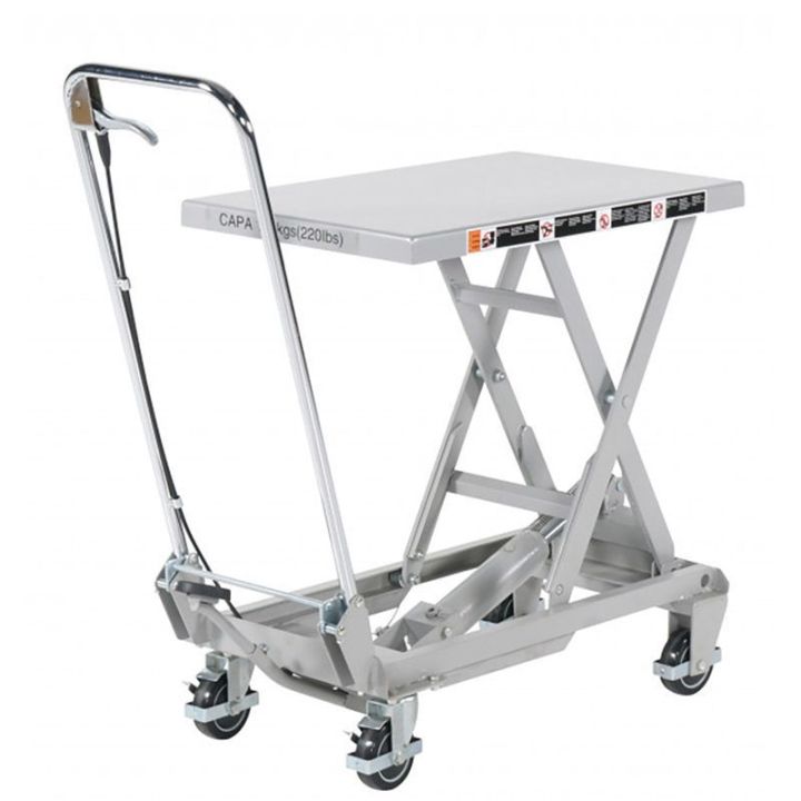 Table élévatrice en aluminium 100 kg | Tables élévatrices