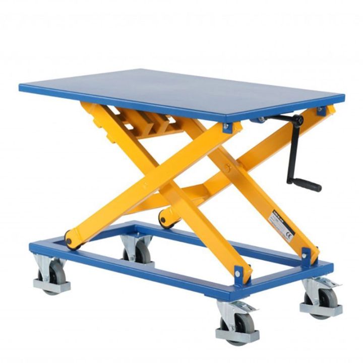 Table élévatrice manuelle à manivelle | Tables élévatrices
