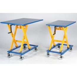 Table élévatrice manuelle à manivelle | Tables élévatrices