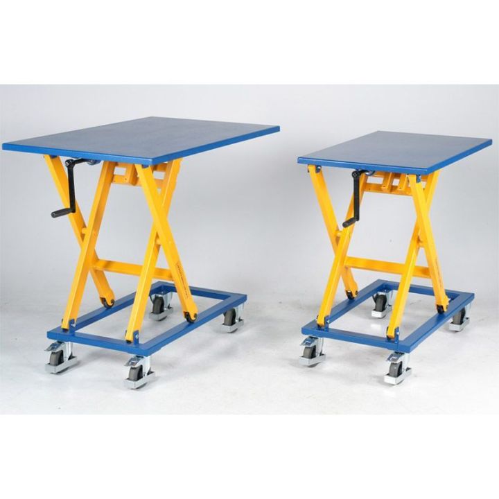 Table élévatrice manuelle à manivelle | Tables élévatrices