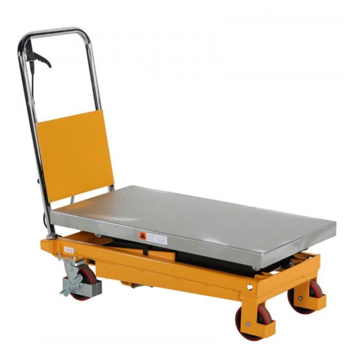 Table élévatrice manuelle double ciseaux | Tables élévatrices