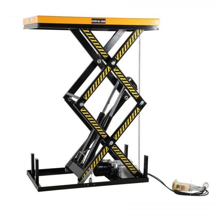 Table élévatrice électrique double ciseaux | Tables élévatrices