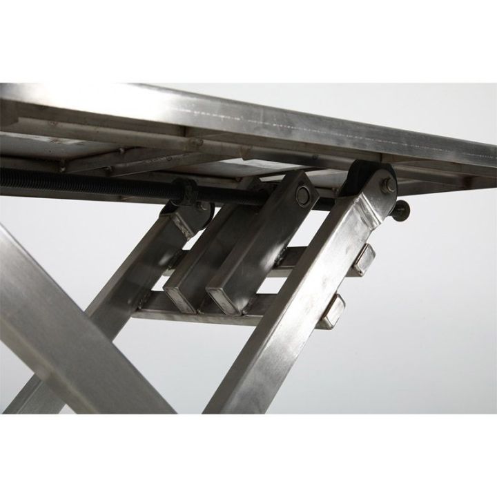 Table élévatrice en inox à manivelle | Tables élévatrices