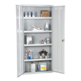Armoire phytosanitaire double portes pour le stockage sécurisé de produits dangereux