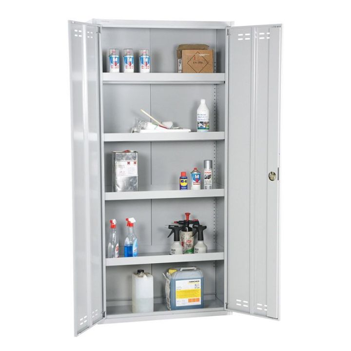 Armoire phytosanitaire double portes pour le stockage sécurisé de produits dangereux