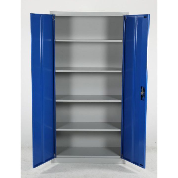 Armoire d'atelier haute double portes | Armoire d'atelier économique