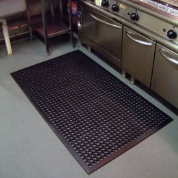Caillebotis antifatigue en caoutchouc et nitrile | Antidérapant - HIGH-DUTY CATERING