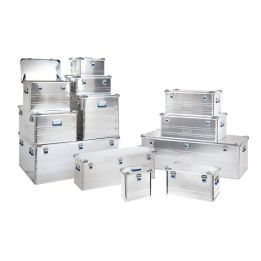 Malle en aluminium avec coins renforcés