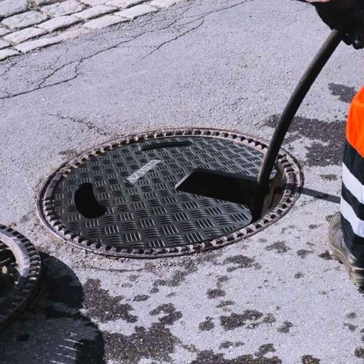 Plaque d’égout temporaire | Sécurisation de chantier - Sol Direct